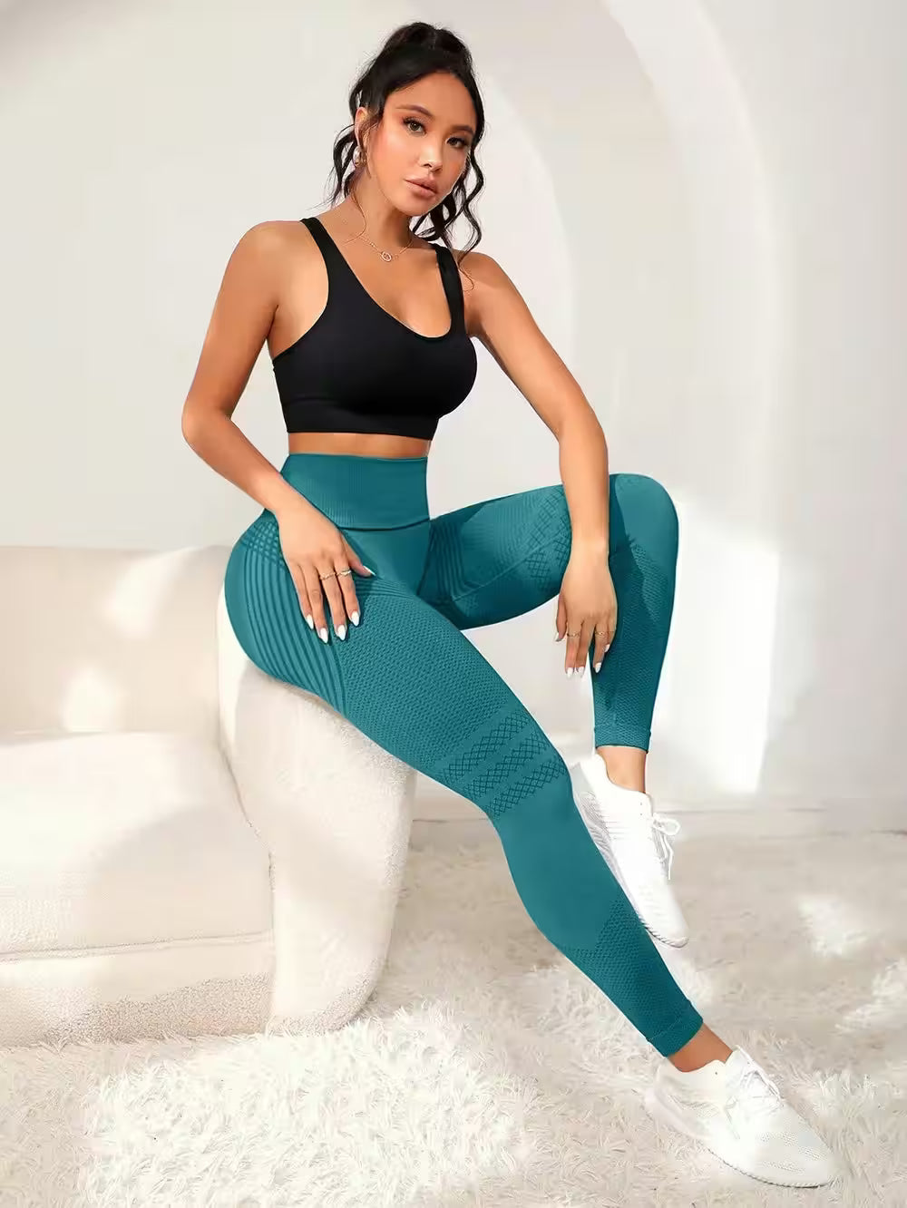 Sports Pants With Sexy Lines Lifting Buttocks Sports - Additional View 4