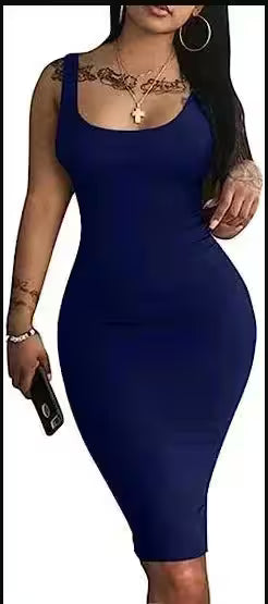 Casual Knee-Length Dress Summer fashion - Additional View 5