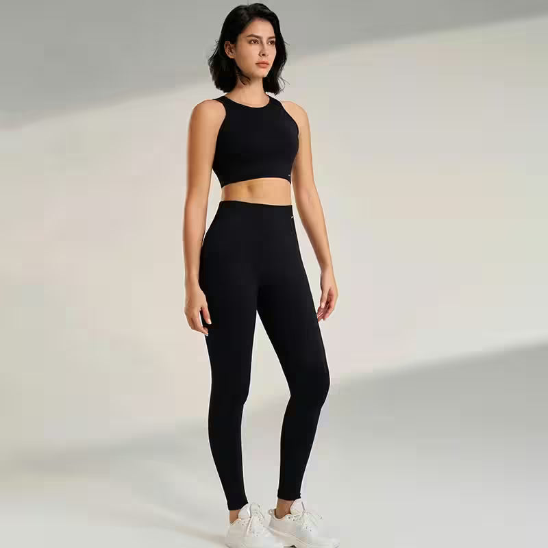 Set Leggings Fitness Exercise Clothing - Additional View 2