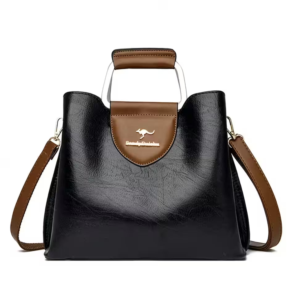 Genuine Brand Tote Bag Leather Luxury Handbags - Additional View 10