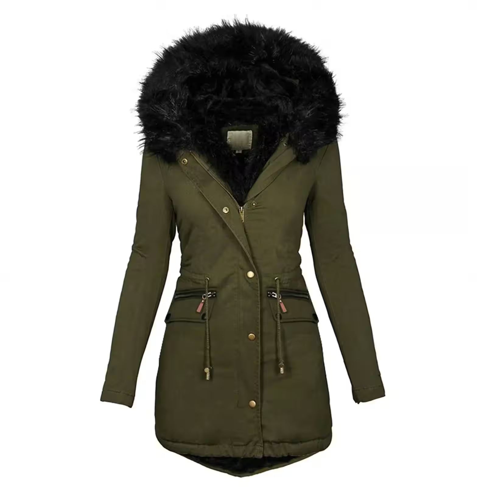 Fashion Jacket Velvet Parka Winter - Women's Fashion - View 11
