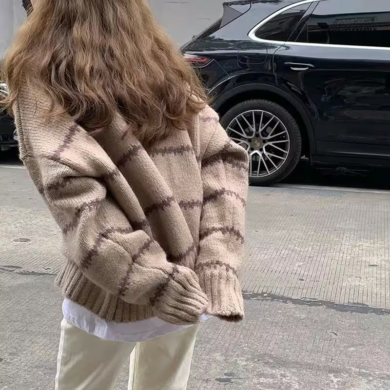 Sweater Casual Pullovers  Basics Knitted - Additional View 4