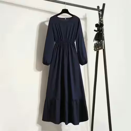 Dresses with Waist Slim Long Sleeve Pullover - Additional View 14