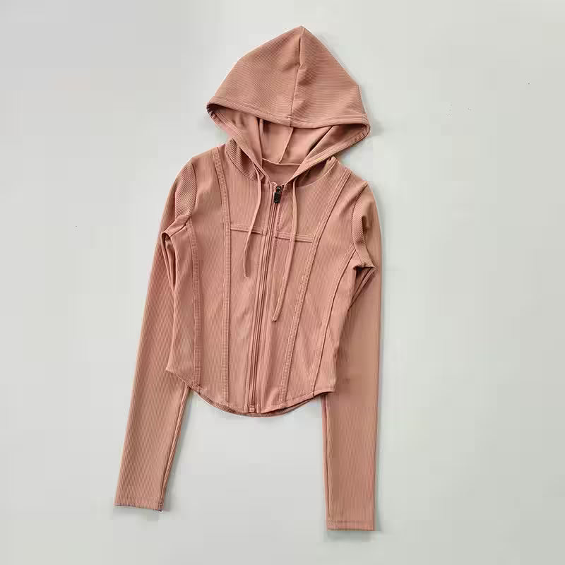 Fitness Coat Hooded Cardigan Sports - Additional View 9