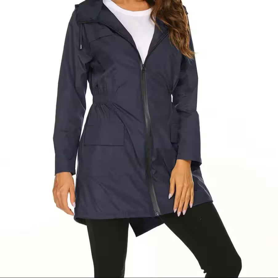 Sport Windbreaker Coat - Women's Fashion - View 3