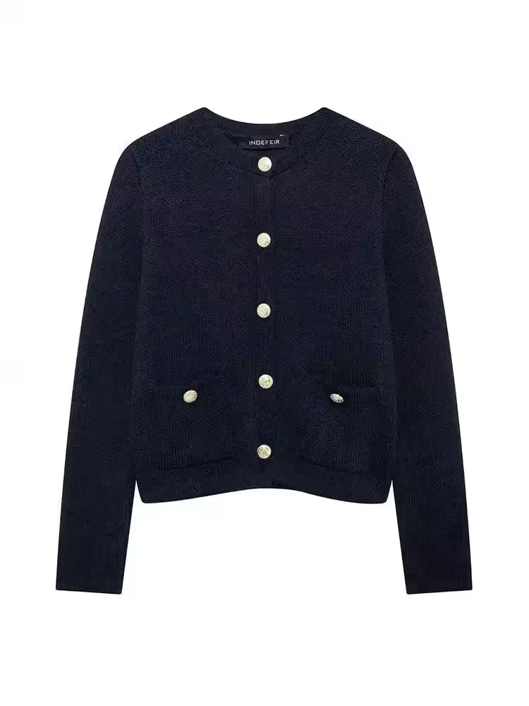 Cardigans Long Sleeve Button Knitwears - Women's Fashion - View 5