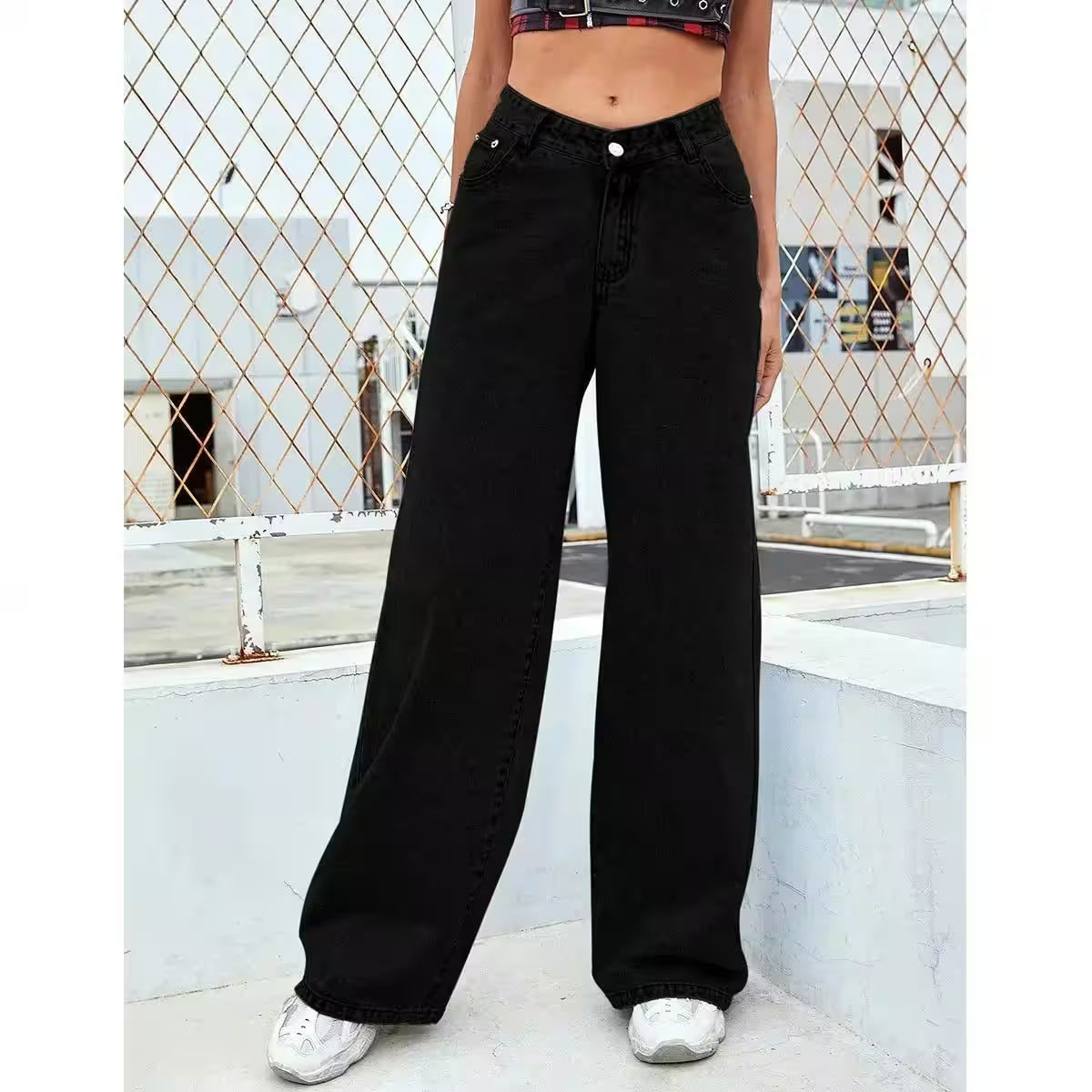 Autumn  Baggy Trend Jeans - Additional View 4
