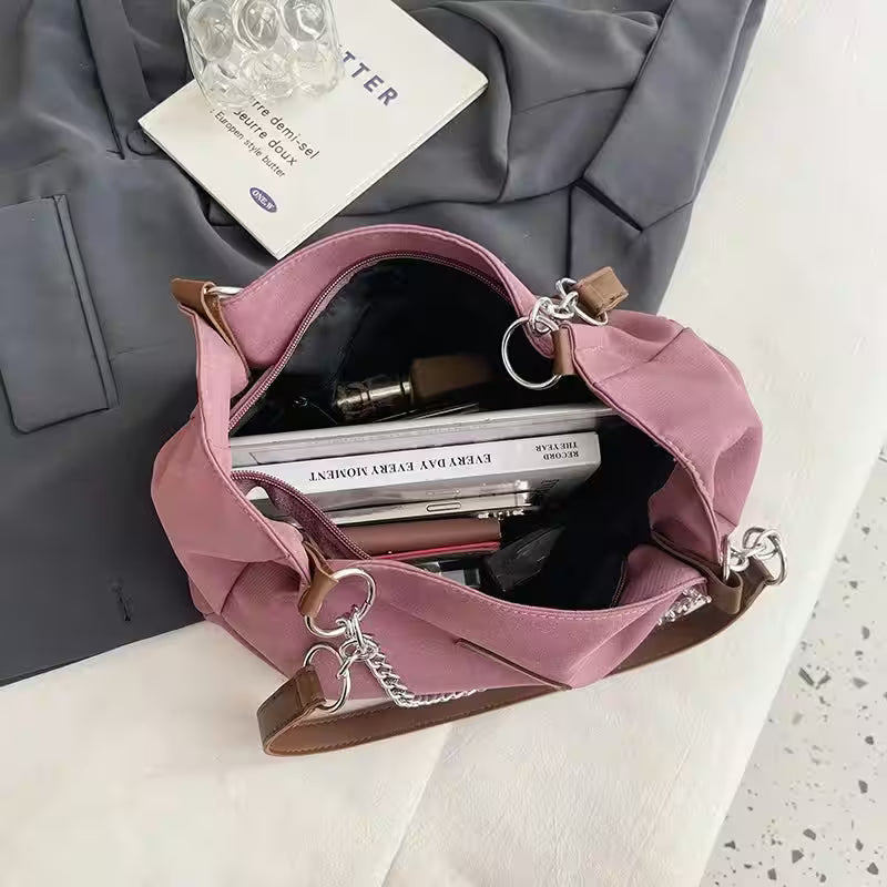 Tote Bag Fashion Chain One Shoulder - Additional View 7