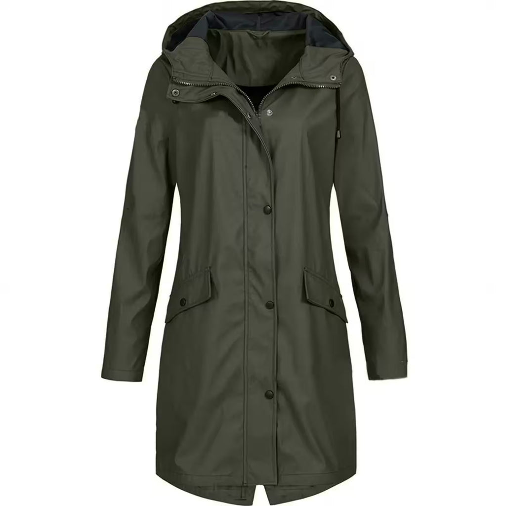 Hooded Raincoat Windproof Coat - Additional View 5