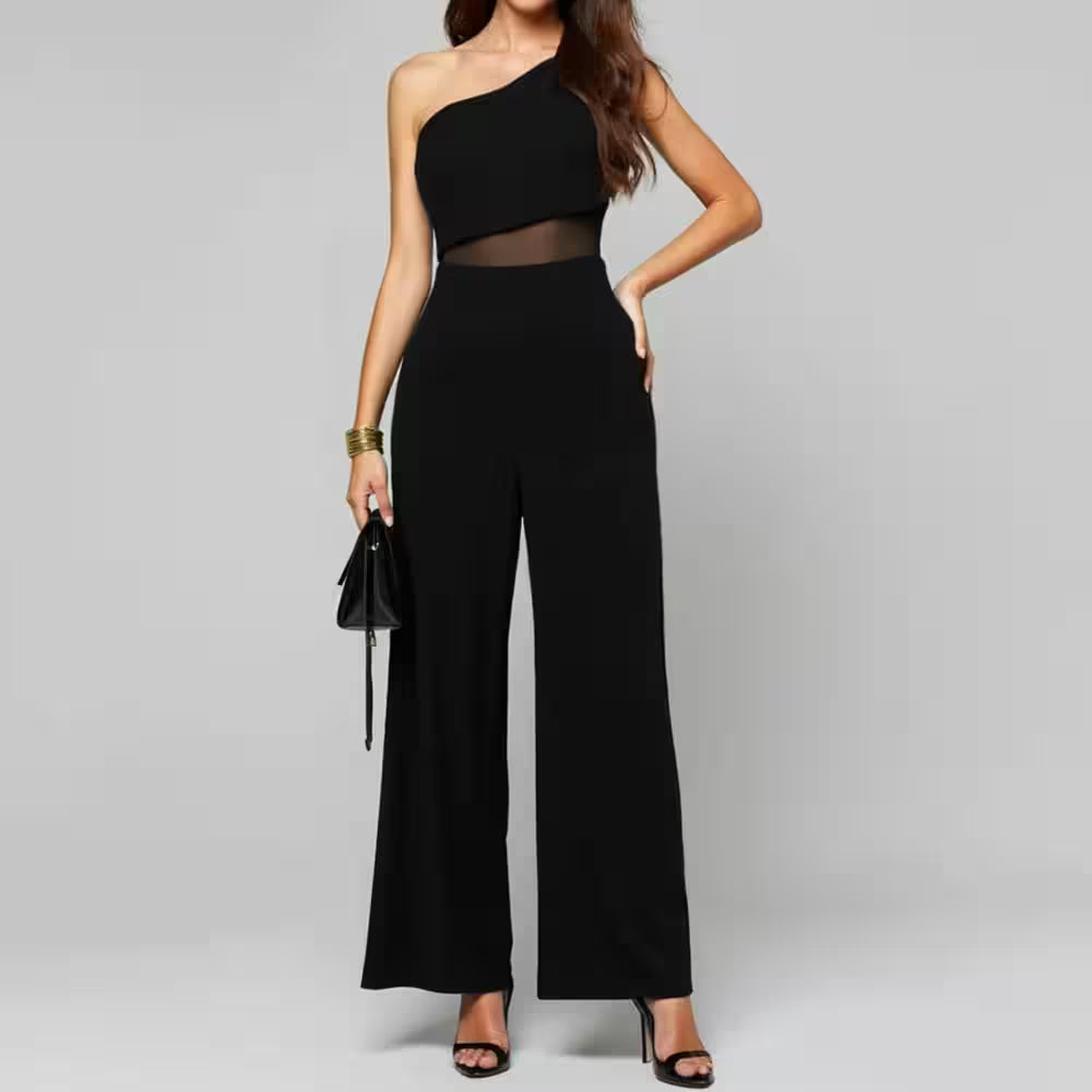 Jumpsuits All Season Fashion Mature Vibe Patchwork - Additional View 3