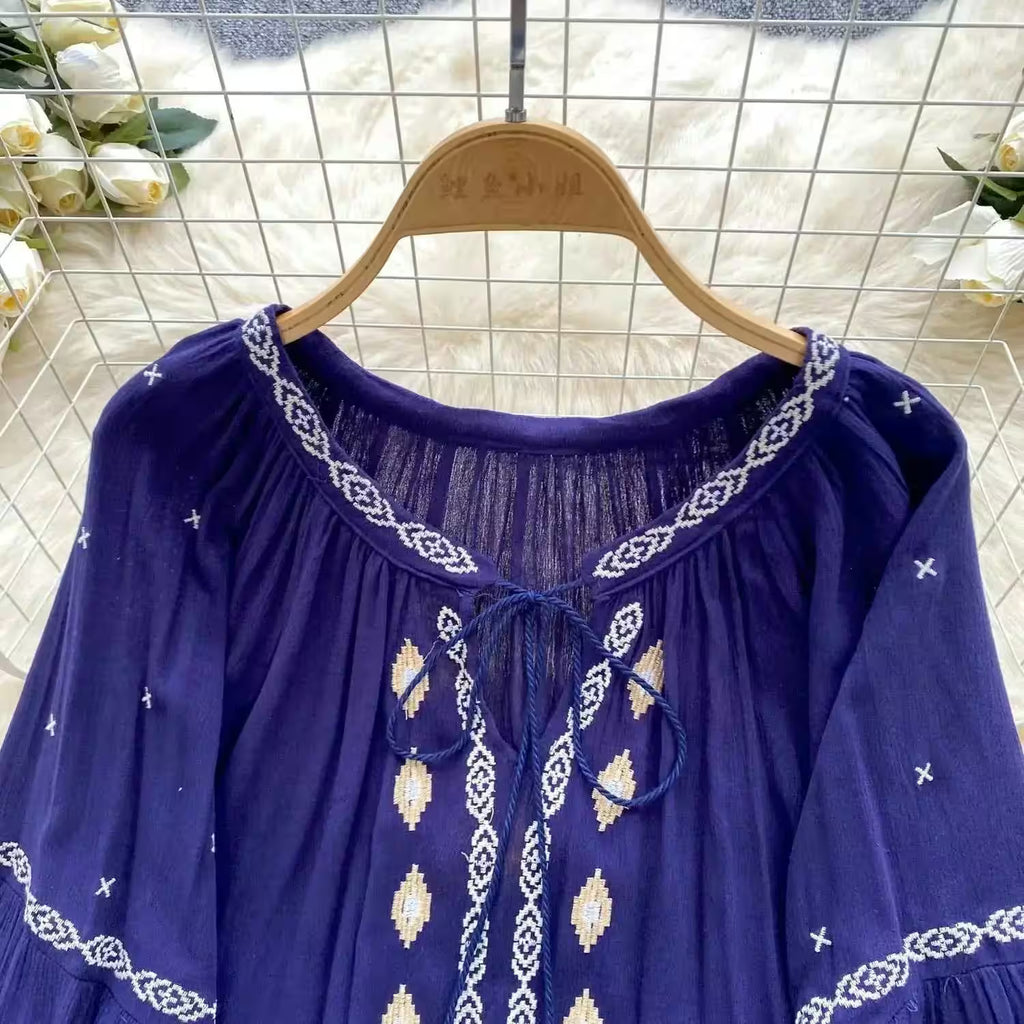 Women's Long in Red - Detail View