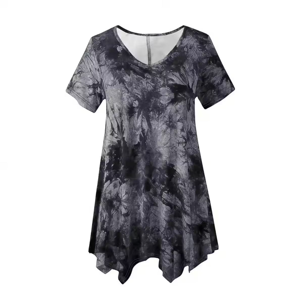 5XL Plus Size Short Sleeve T-shirt Casual - Women's Fashion - View 7