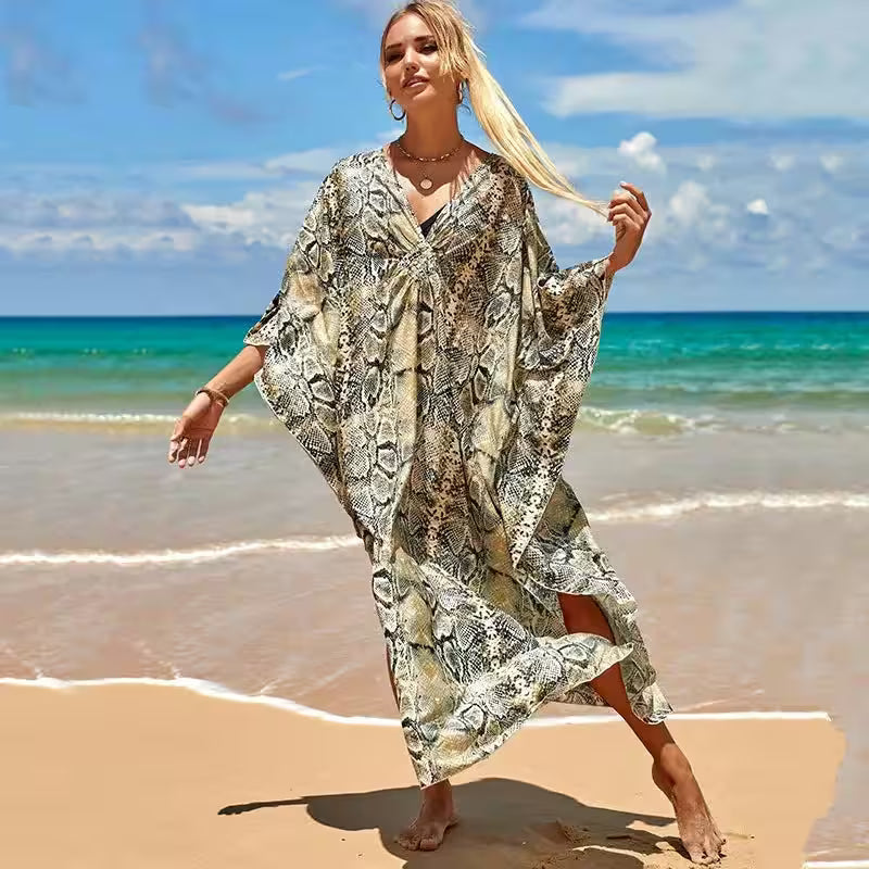 Dress Plus Size Oversized Long Beach Dress - Additional View 24