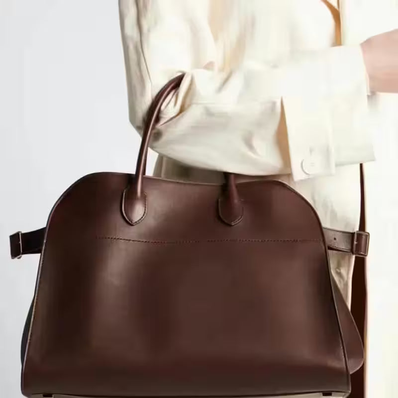 Leather Handbag - Margaux Leather Handbag for Women