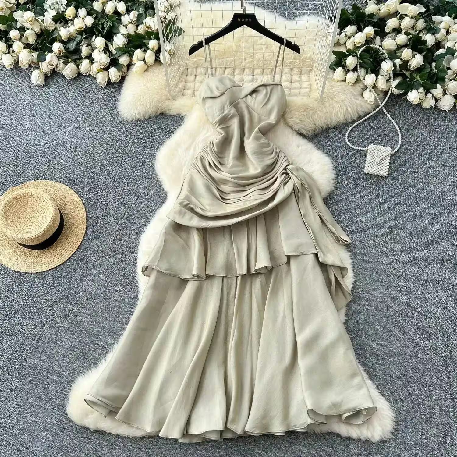 Casual A-line ceremony dresses Vestido Summer - Additional View 4
