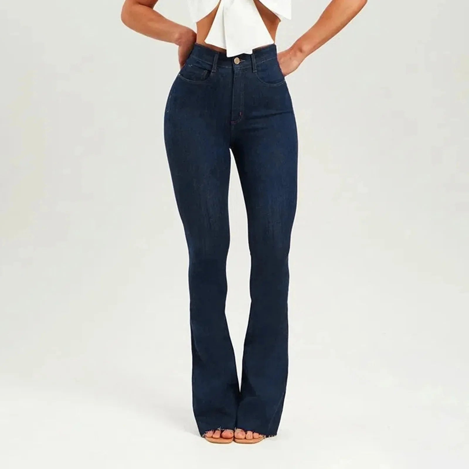 Trousers Vintage Fitting Skinny  Flare - Additional View 4