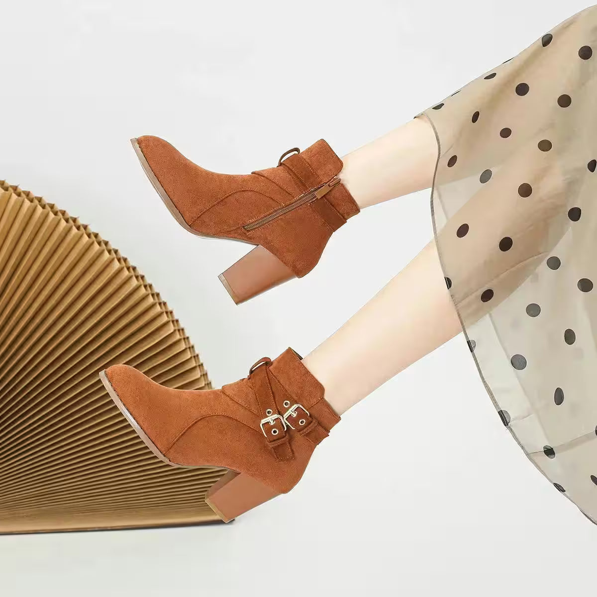 Boots 2025 New 41/42/43 Fashion Coarse - Additional View 5