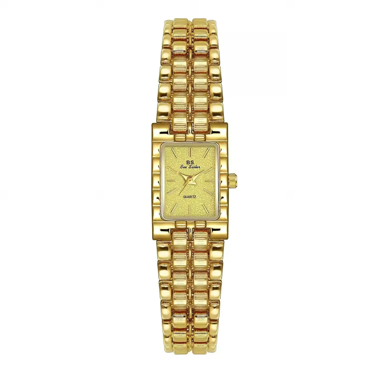 Light Luxury Retro Gold Rectangle Classic Watches - Women's Fashion - View 9