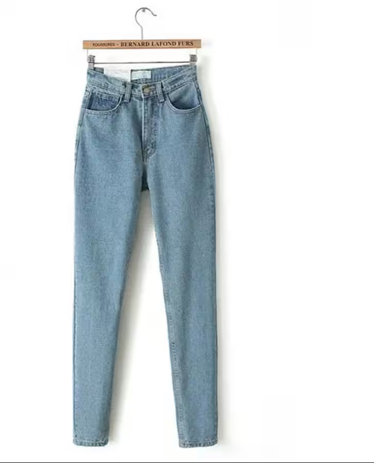 Bottoms - Jeans Black Pencil Casual, Pants Light Blue