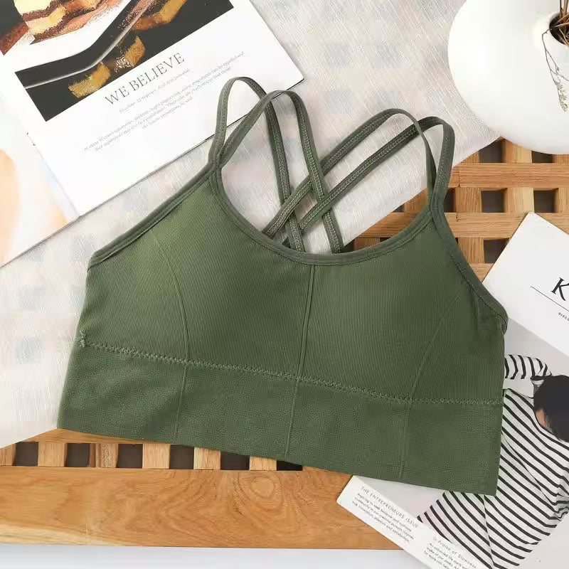 Sexy Tops Back Cross Strap Tank Top Push - Additional View 8