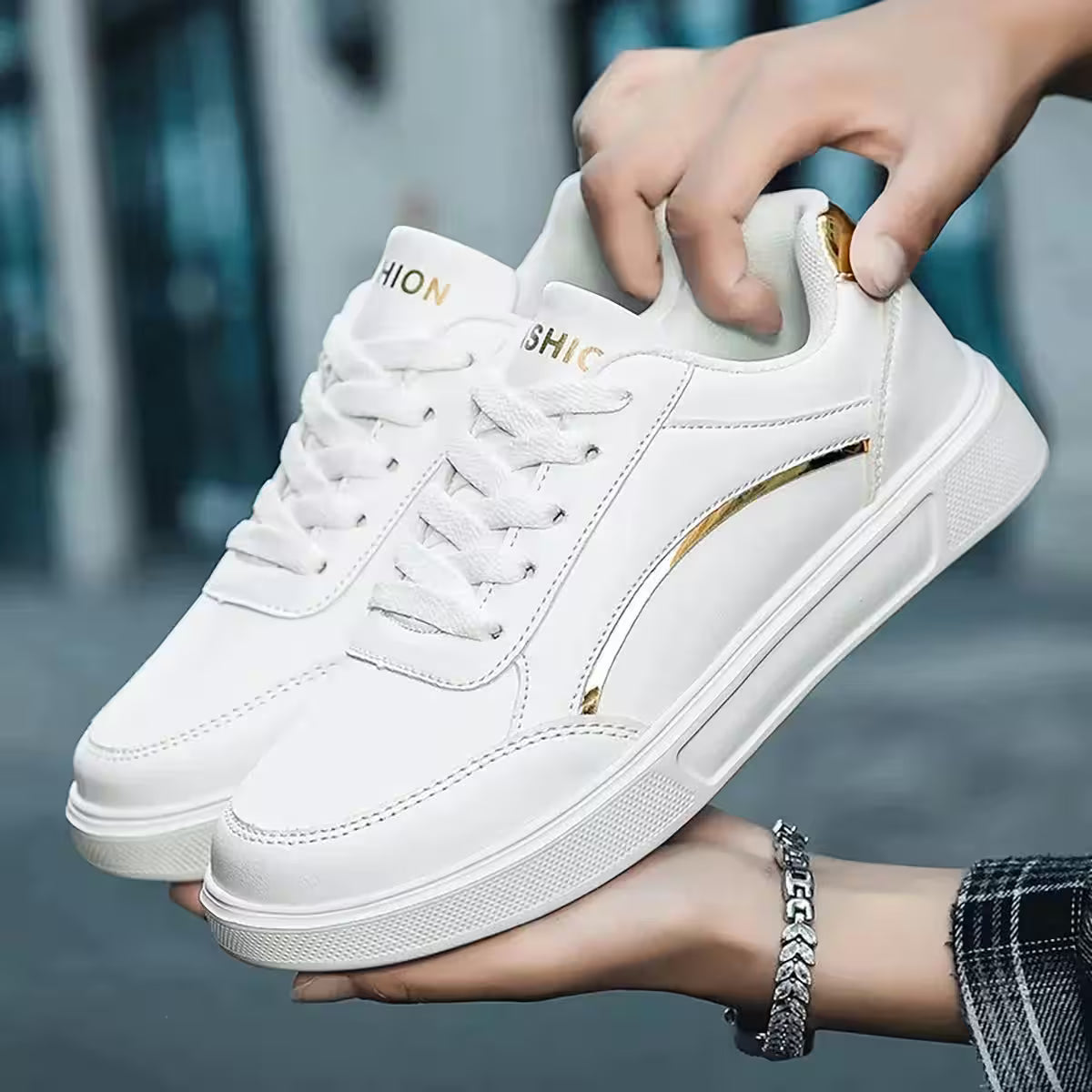 Casual Shoes Bling Skateboard Sneakers - Additional View 7