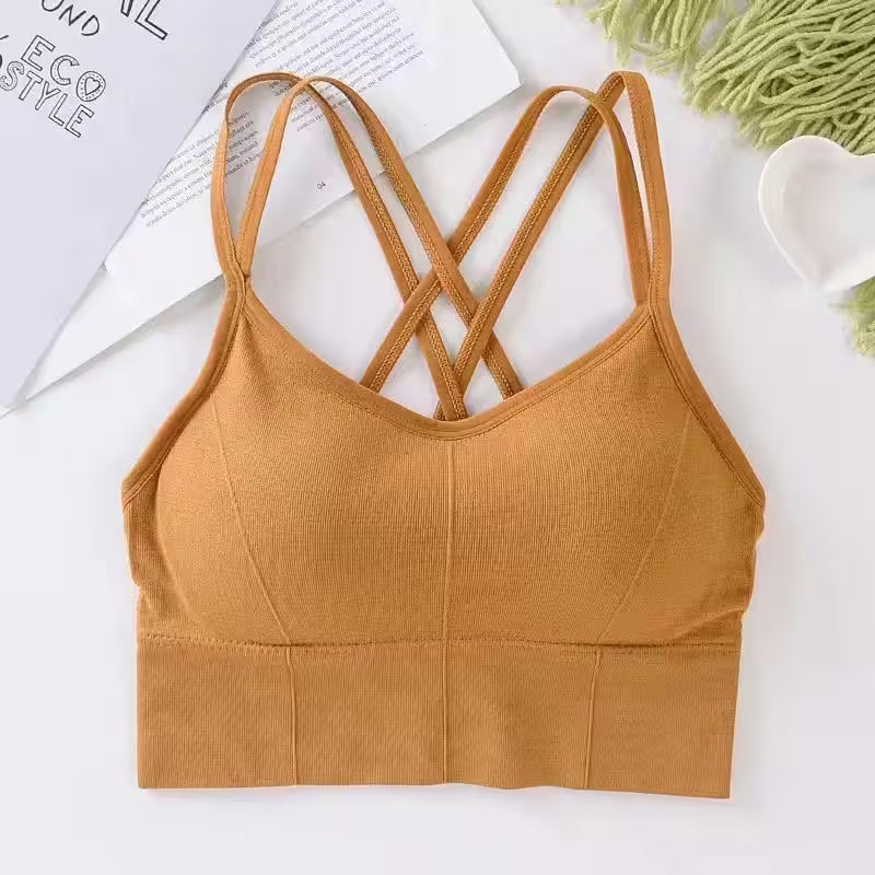 Sexy Tops Back Cross Strap Tank Top Push - Additional View 6