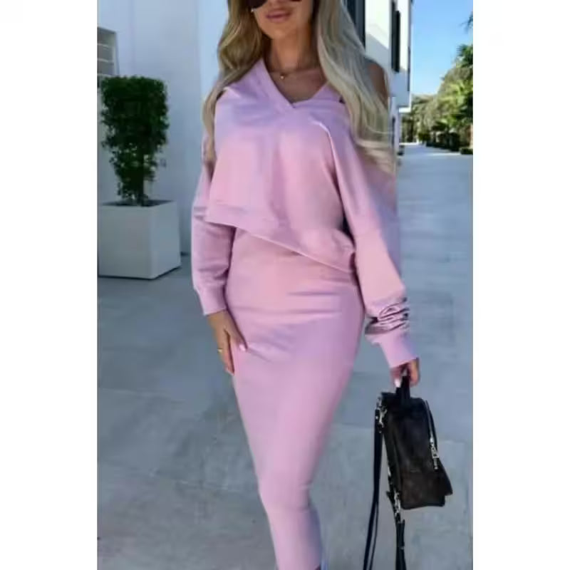 Fashion two piece Set Knit Dress - Additional View 5