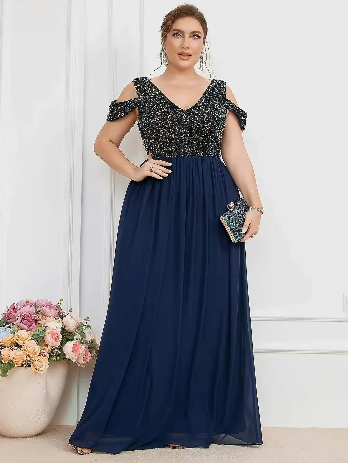 Dresses - Chiffon Formal Evening Party Sparkle Dress