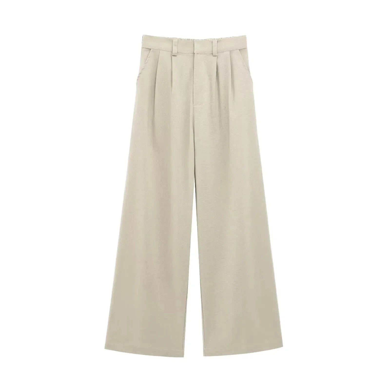 Pocket Zipper Slim Wide Leg Pant 2 Piece Set - Additional View 8