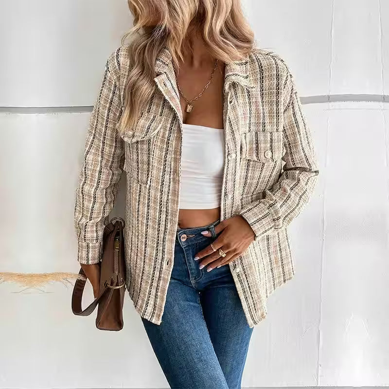 Beauty & Personal Care - Jacket Retro Checkered Cardigan