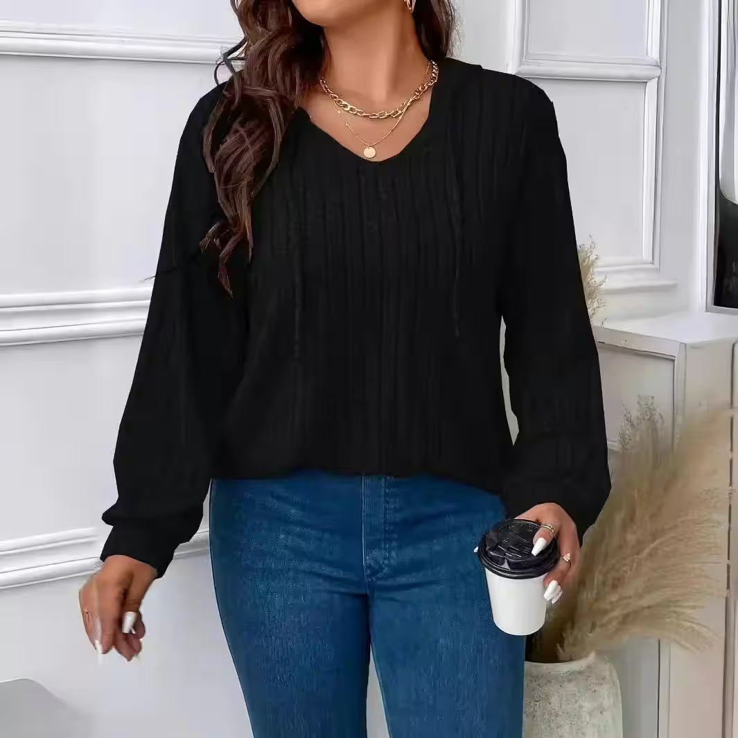 Women's Top in Red - Detail View