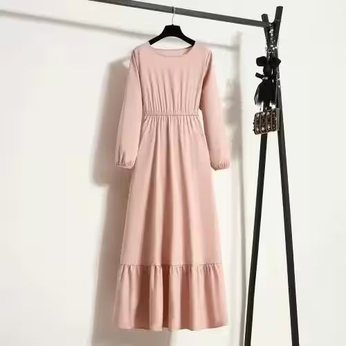 Dresses with Waist Slim Long Sleeve Pullover - Additional View 13