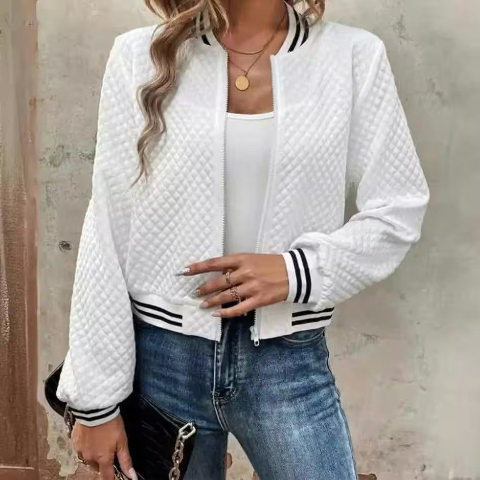 Coat Autumn Cross border Foreign  Fashion Zipper - Additional View 3