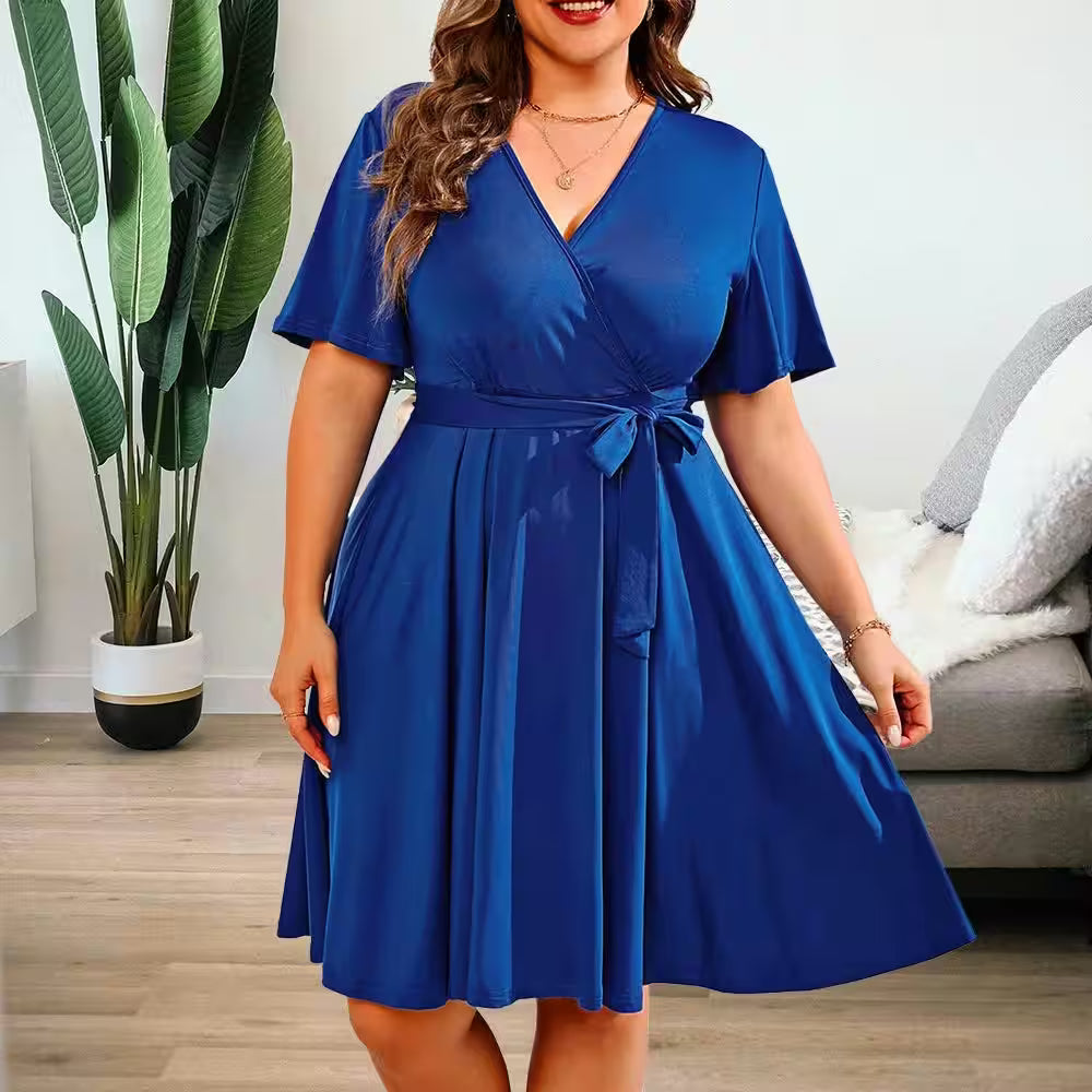 Plus Size Ladies Jersey Casual Elegant Clothing - Additional View 4
