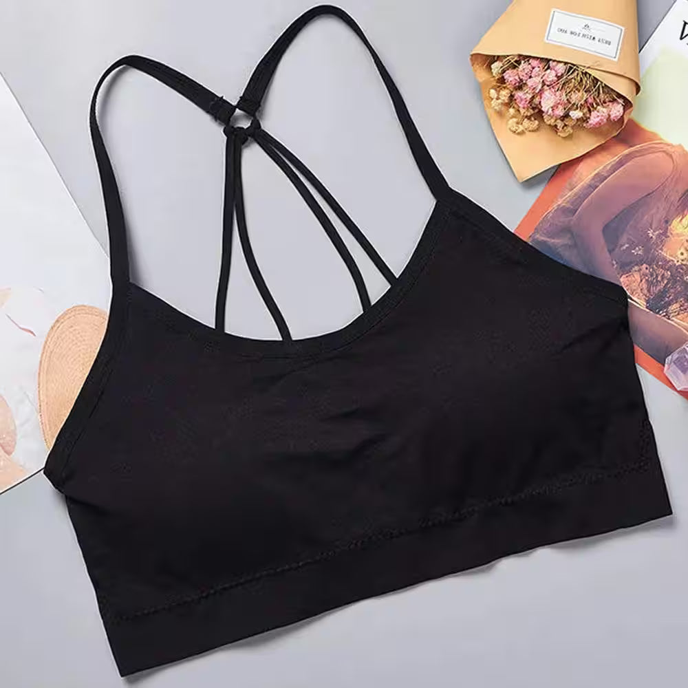 Integrated with cushion back heart strap wrap chest fitness yoga - Additional View 6