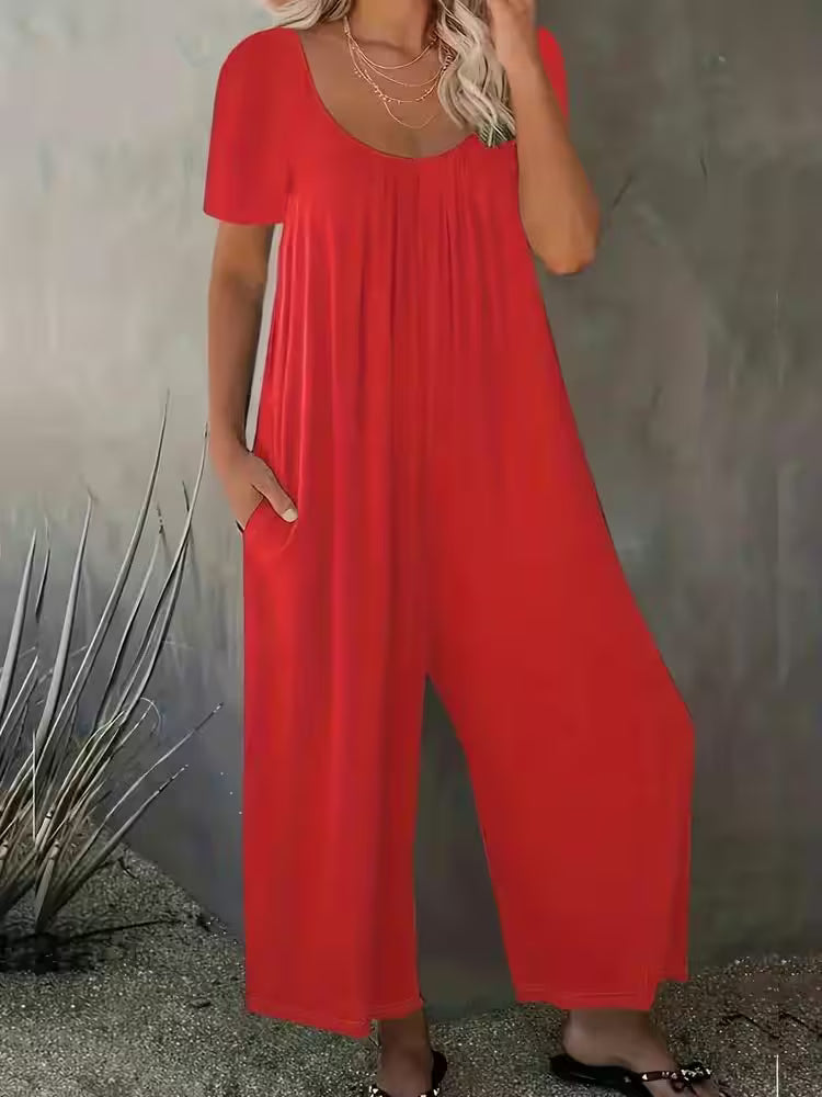 Plus Size Jumpsuit with Pockets Casual - Additional View 6