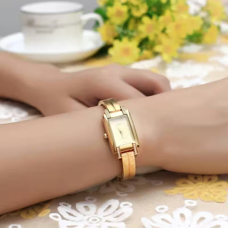 Square Diamond Water Proof Quartz Watches - Women's Fashion - View 3
