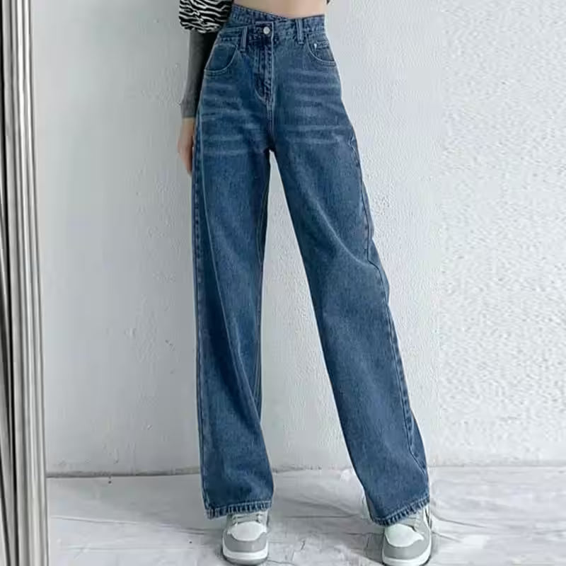 Jeans High Waist Woman Trousers - Additional View 4