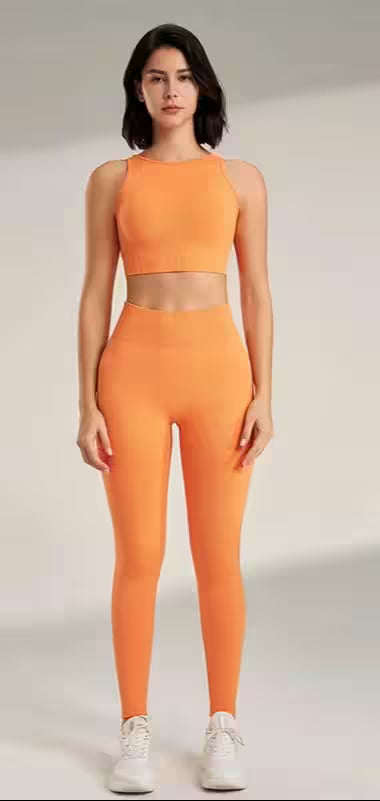 Set Leggings Fitness Exercise Clothing - Additional View 16