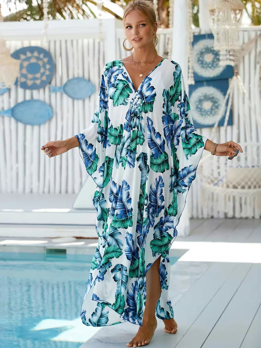 Dress Plus Size Oversized Long Beach Dress - Additional View 18