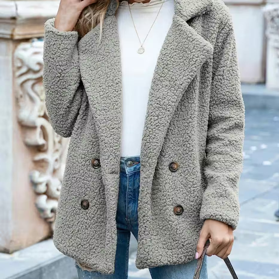 Coats Autumn Winter Warm Soft Overcoats - Women's Fashion - View 4