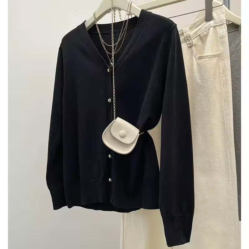 Plus Size Slimming Cardigan Jacket - Additional View 3