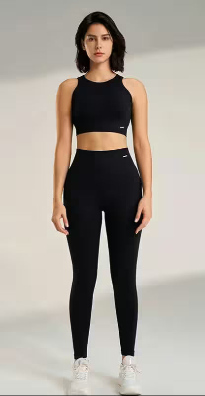 Set Leggings Fitness Exercise Clothing - Additional View 9