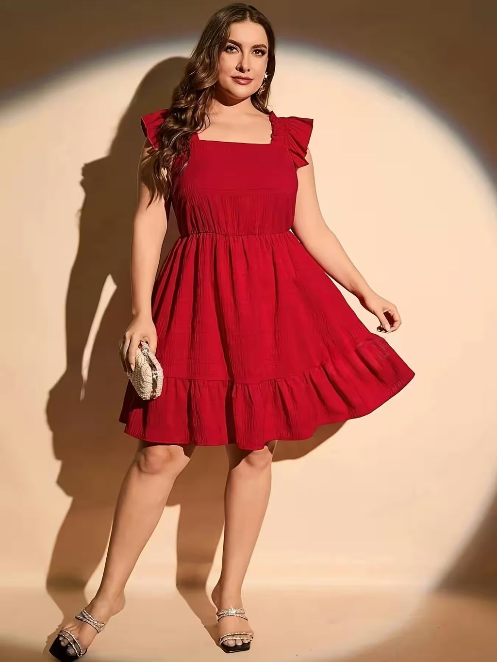 Plus Size Elegant Dress Casual Vacation - Women's Fashion - View 4