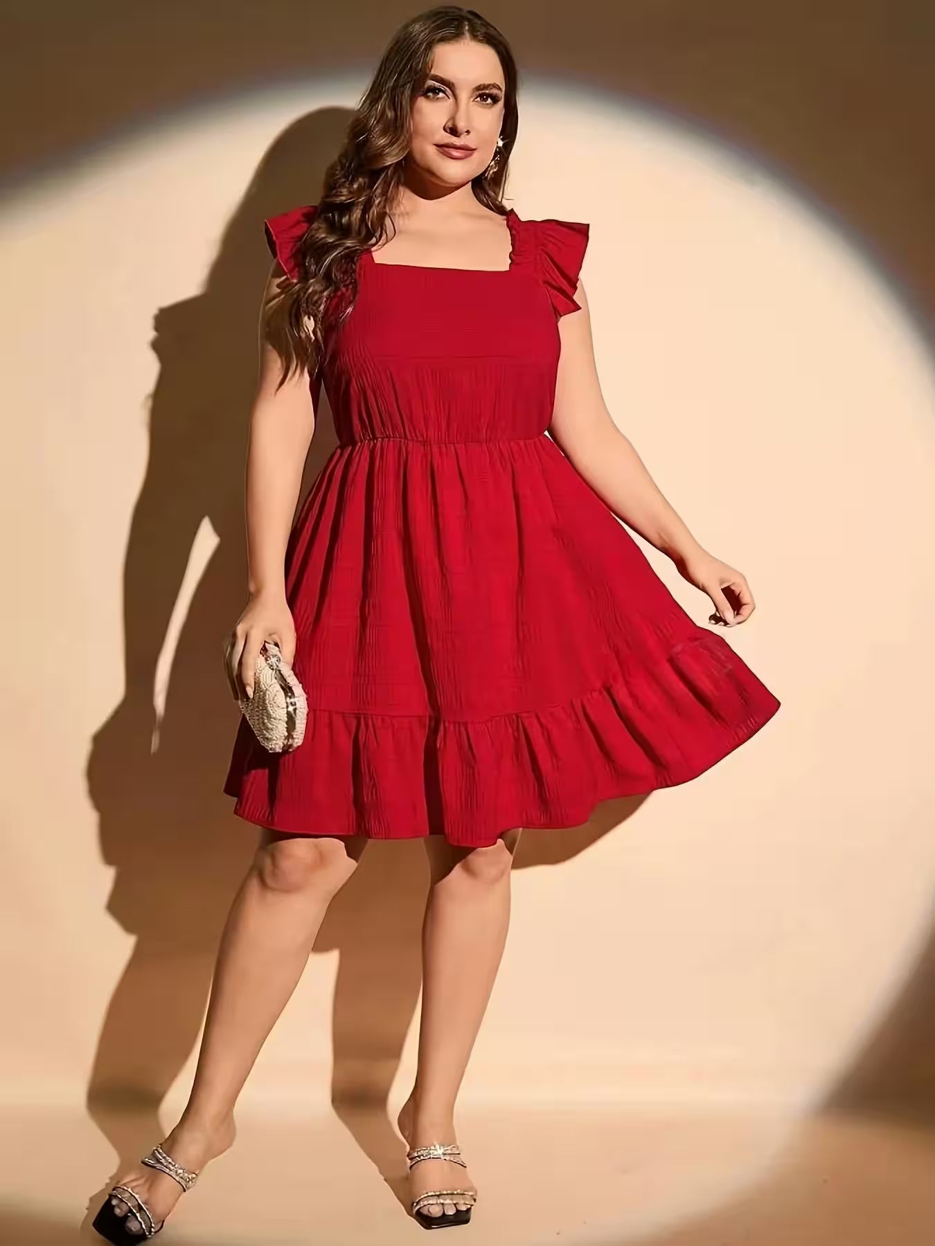 Plus Size Elegant Dress Casual Vacation - Women's Fashion - View 4
