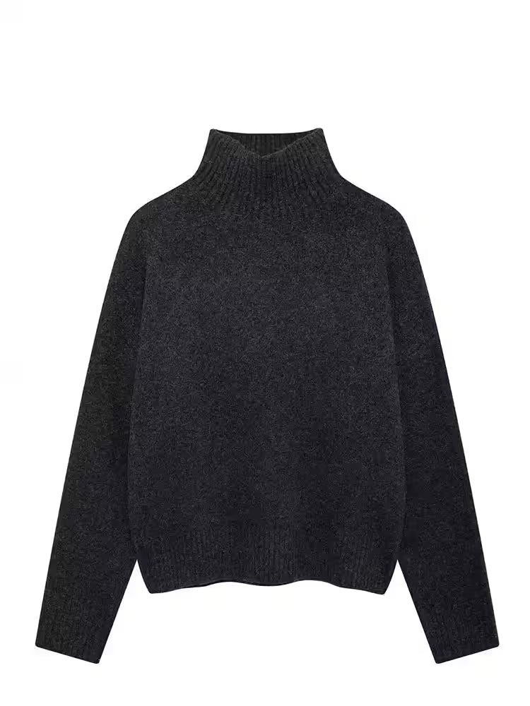 Women's Sweater in Burgundy - Detail View