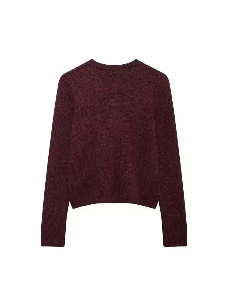 Cardigans Long Sleeve Button Knitwears - Women's Fashion - View 3