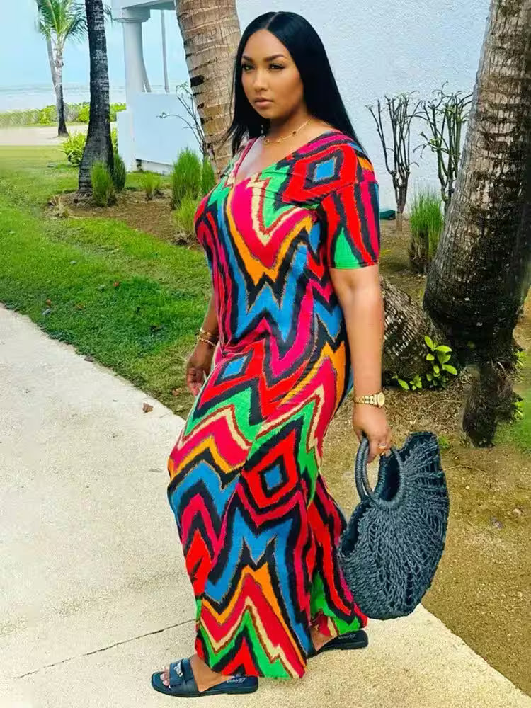 Striped Print Fashion Loose Casual Ladies Jumpsuits - Striped Print Fashion Loose Casual Ladies Jumpsuits