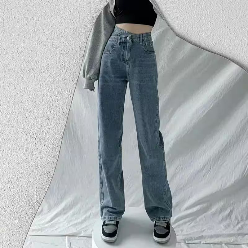Jeans High Waist Woman Trousers - Additional View 7