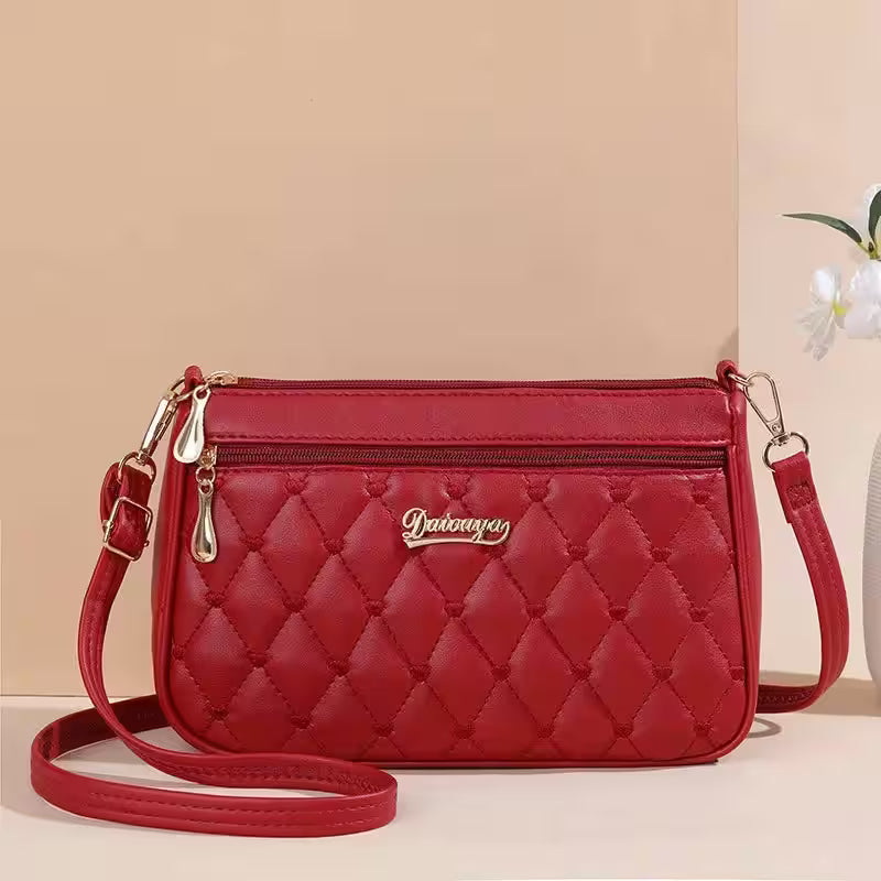 leather-crossbody-bags-zipper-new-fashion-shoulder - Additional View 5